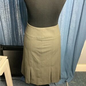 Jones New York Tan Knee-Length A-Line Skirt